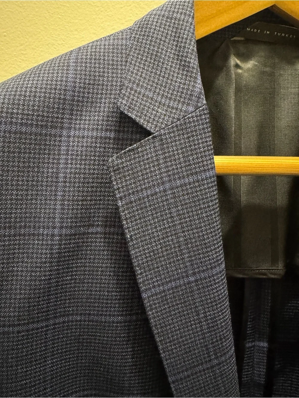 Hugo Boss Men's Blue Windowpane Sport Coat